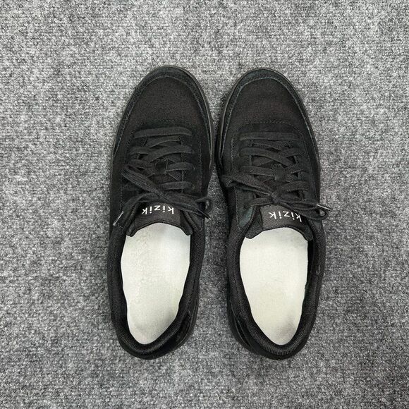Kizik Prague Shoes Men\'s 9.5‎ Black Canvas Low Casual Athletic Walking Sneakers main image 13